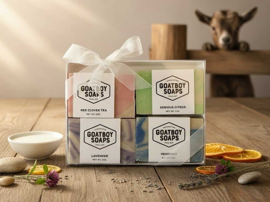 organic gift basket soaps