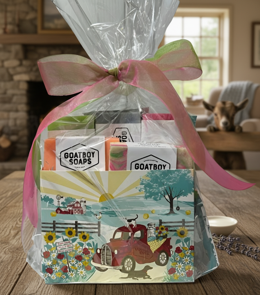organic gift basket soaps