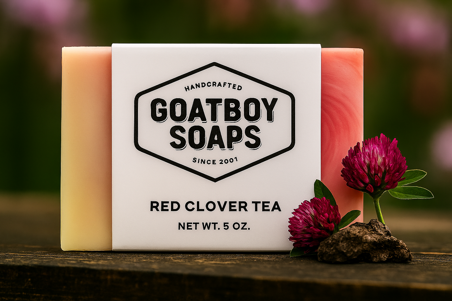 RED CLOVER orgranic soap